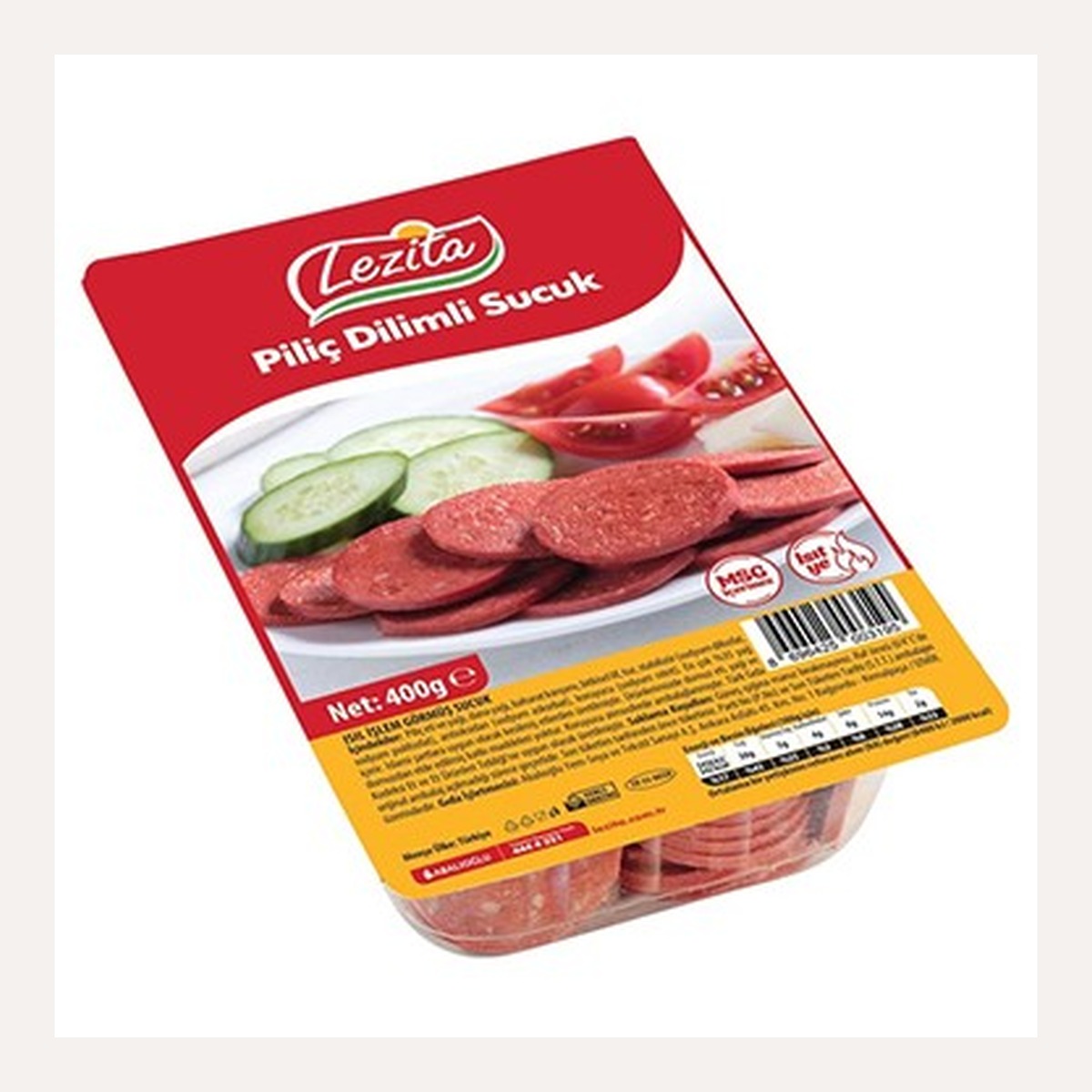 Lezita Dilimli Sucuk 400 Gr