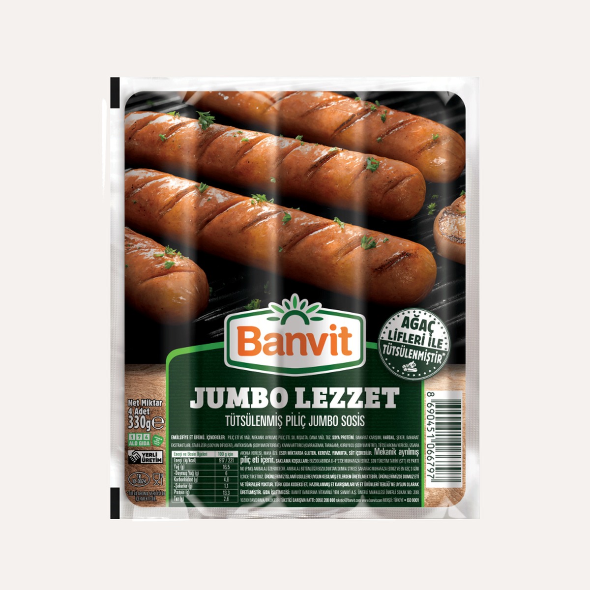 Banvit Piliç Jumbo Sosis 330 GR